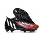 Scarpe adidas Predator Edge.1 FG Nero Bianco Rosso