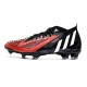 Scarpe adidas Predator Edge.1 FG Nero Bianco Rosso