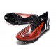 Scarpe adidas Predator Edge.1 FG Nero Bianco Rosso