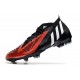 Scarpe adidas Predator Edge.1 FG Nero Bianco Rosso