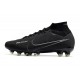 Nike Air Zoom Mercurial Superfly 9 Elite AG Nero Grigio Fumo Scuro Summit Bianco Volt