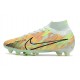 Nike Air Zoom Mercurial Superfly 9 Elite AG Verde Orzo Blu Nerastro Arancione Total