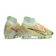 Nike Air Zoom Mercurial Superfly 9 Elite AG Verde Orzo Blu Nerastro Arancione Total