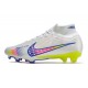 Nike Air Zoom Mercurial Superfly 9 Elite FG Bianco Rosa Blu