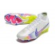 Nike Air Zoom Mercurial Superfly 9 Elite FG Bianco Rosa Blu