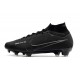 Nike Air Zoom Mercurial Superfly 9 Elite FG Nero