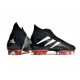 adidas Predator Edge+ FG Scarpini Nero Bianco Rosso