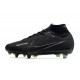 Nike Zoom Mercurial Superfly 9 Elite SG Nero Grigio Fumo Scuro Summit Bianco Volt