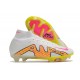 Nike Air Zoom Mercurial Superfly 9 Elite FG Bianco Giallo Rosa