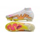 Nike Air Zoom Mercurial Superfly 9 Elite FG Bianco Giallo Rosa