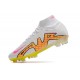 Nike Air Zoom Mercurial Superfly 9 Elite FG Bianco Giallo Rosa