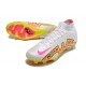 Nike Air Zoom Mercurial Superfly 9 Elite FG Bianco Giallo Rosa