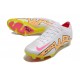 Nike Air Zoom Mercurial Vapor XV Elite FG Bianco Giallo Rosa