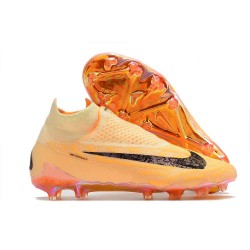 Nike Phantom GX Elite Dynamic Fit FG Citron Tint Borgogna Crush