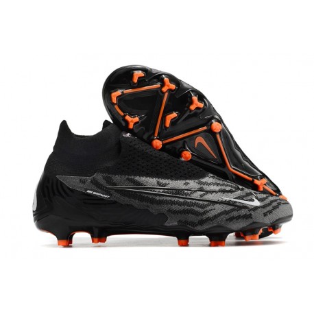 Nike Phantom GX Elite Dynamic Fit FG Nero Summit Bianco Grigio Fumo Scuro