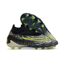 Nike Phantom GX Elite Dynamic Fit FG Nero Volt Bianco Blu Glow