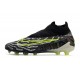 Nike Phantom GX Elite Dynamic Fit FG Nero Volt Bianco Blu Glow