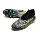 Nike Phantom GX Elite Dynamic Fit FG Nero Volt Bianco Blu Glow