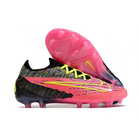 Scarpe Nike Phantom GX Elite FG Rosa Nero Giallo