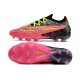 Scarpe Nike Phantom GX Elite FG Rosa Nero Giallo