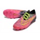 Scarpe Nike Phantom GX Elite FG Rosa Nero Giallo