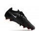 Scarpe Nike Phantom GX Elite FG Nero Summit Bianco Grigio Fumo Scuro