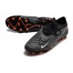 Scarpe Nike Phantom GX Elite FG Nero Summit Bianco Grigio Fumo Scuro