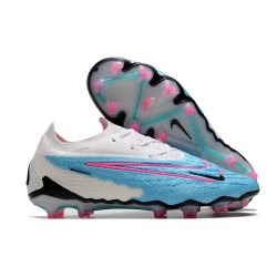 Scarpe Nike Phantom GX Elite FG Blu Baltico Rosa Blast Bianco Laser Blu