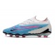 Scarpe Nike Phantom GX Elite FG Blu Baltico Rosa Blast Bianco Laser Blu