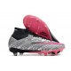 Nike Zoom Mercurial Superfly 9 Elite SG Argento Metallico Rosa Hyper Nero