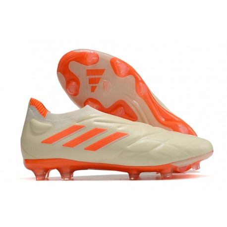 Adidas Copa Pure+ FG Uomo Bianco Off Arancione Solare Team