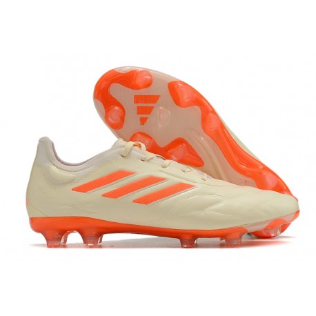 Scarpe Adidas Copa Pure.1 FG Bianco Off Arancione Solare Team