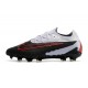 Scarpe Nike Phantom GX Elite FG Nero Grigio Rosso