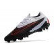 Scarpe Nike Phantom GX Elite FG Nero Grigio Rosso