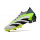 Scarpe Adidas Predator Accuarcy.1 FG Bianco Nero Core Limone Lucido