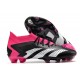 Scarpe Adidas Predator Accuarcy.1 FG Nero Core Bianco Rosa Shock Team