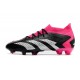 Scarpe Adidas Predator Accuarcy.1 FG Nero Core Bianco Rosa Shock Team