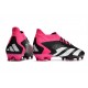 Scarpe Adidas Predator Accuarcy.1 FG Nero Core Bianco Rosa Shock Team