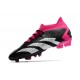 Scarpe Adidas Predator Accuarcy.1 FG Nero Core Bianco Rosa Shock Team