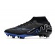 Scarpe Nike Zoom Mercurial Superfly IX Elite FG Nero Cromo Hyper Royal