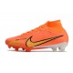 Scarpe Nike Zoom Mercurial Superfly IX Elite FG Arancio Oro