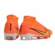 Scarpe Nike Zoom Mercurial Superfly IX Elite FG Arancio Oro