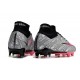 Nike Air Zoom Mercurial Superfly 9 Elite FG Rosa Argento Nero