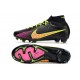 Nike Air Zoom Mercurial Superfly 9 Elite FG Nero Rosa Giallo