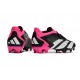 Adidas Predator Accuarcy.1 Low FG Nero Core Bianco Rosa Shock Team