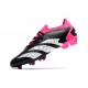 Adidas Predator Accuarcy.1 Low FG Nero Core Bianco Rosa Shock Team