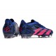 Adidas Predator Accuarcy.1 Low FG PP Blu Lucido Magenta Real Team Nero Core