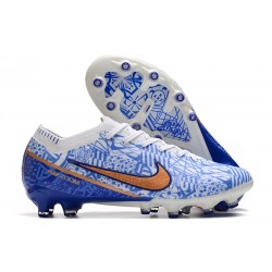 Nike Zoom Mercurial Vapor 15 Elite AG Blanco Azul