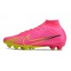 Nike Air Zoom Mercurial Superfly 9 Elite AG Rosa Giallo