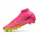 Nike Air Zoom Mercurial Superfly 9 Elite AG Rosa Giallo